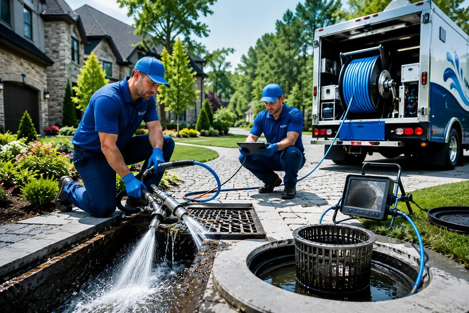 Local outdoor drain cleaning professionals in Sunset, TX