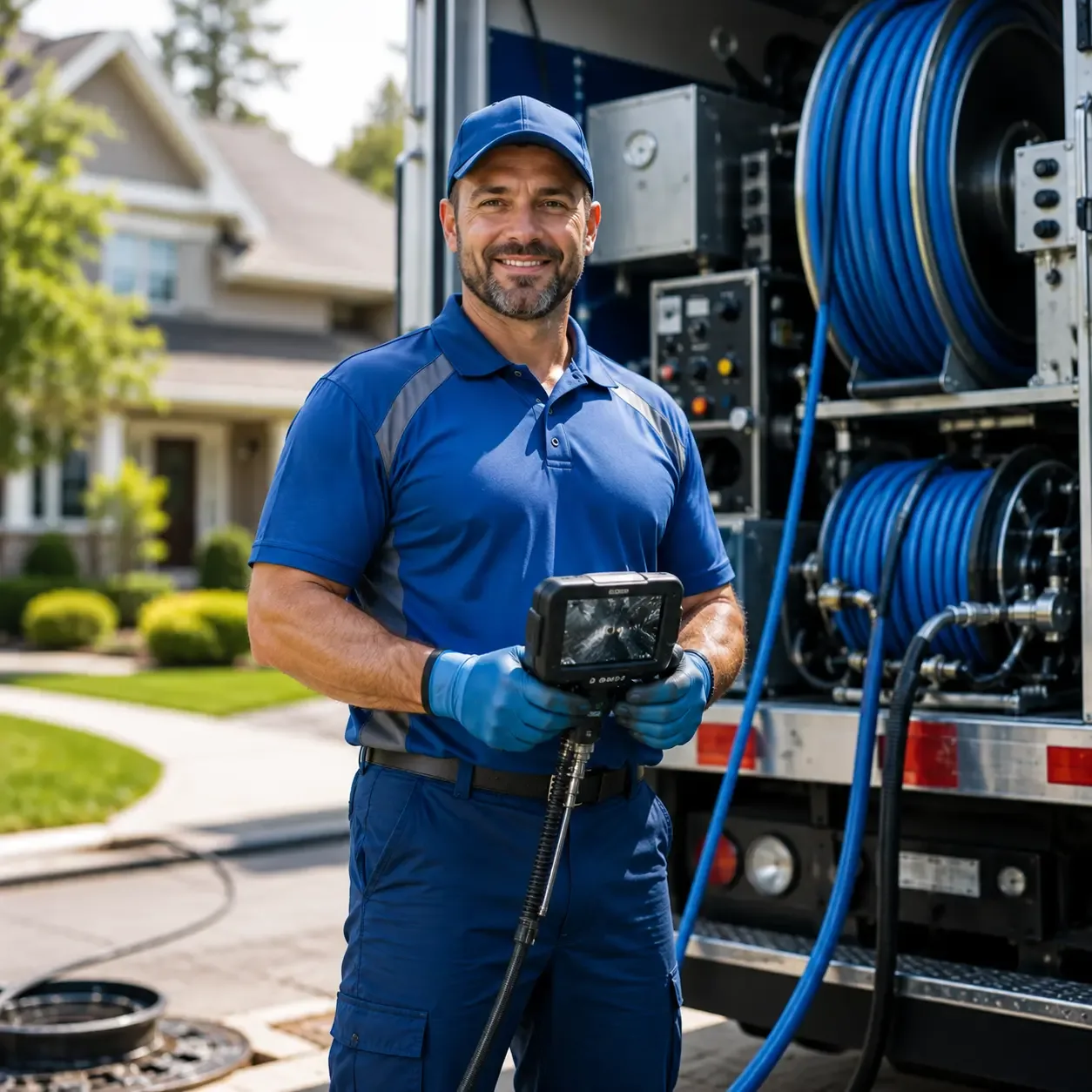Local outdoor drain cleaning specialists in Sunset, TX